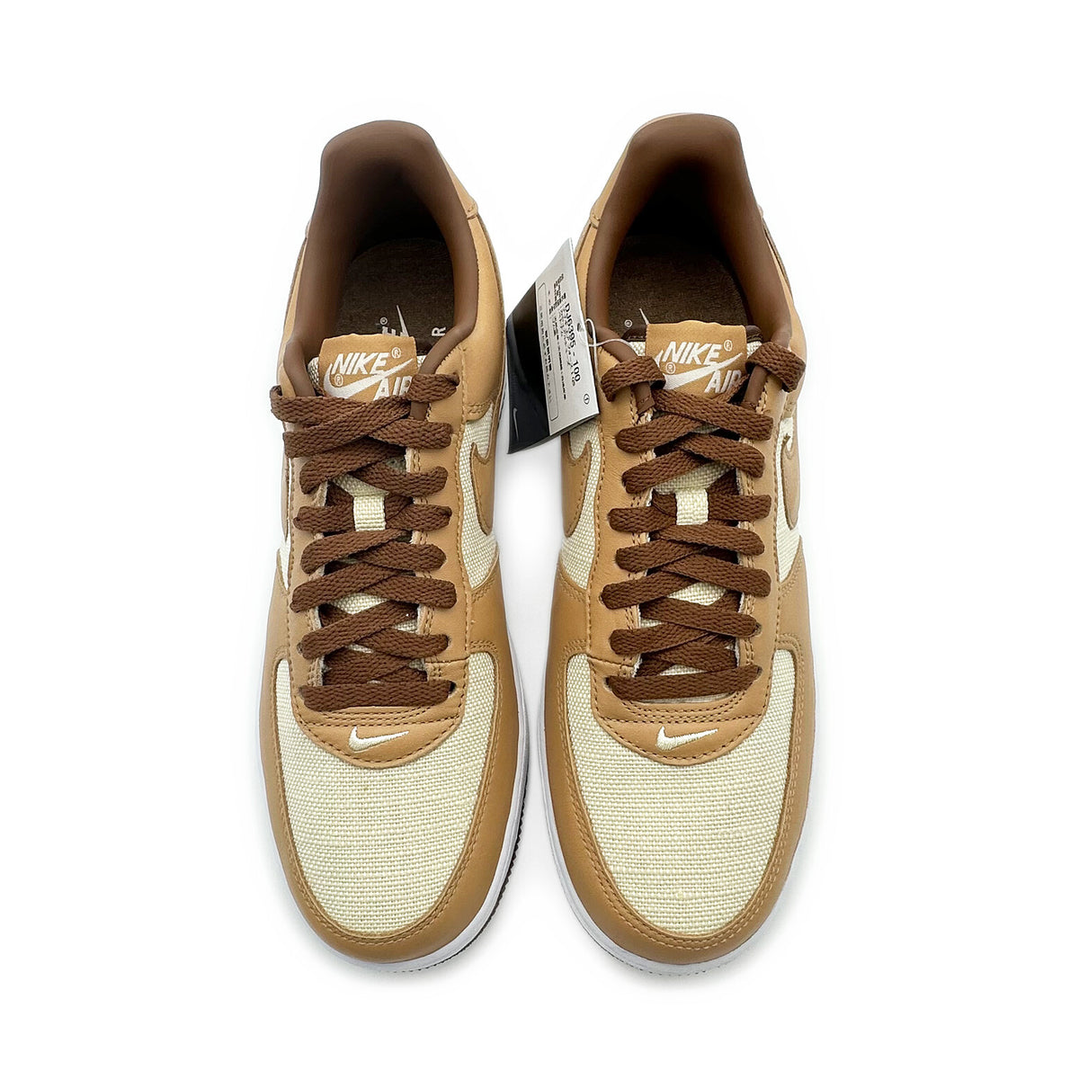 DJ6395-100 Nike Air Force 1 Low Acorn Underbrugh Beige Tan Canvas (Men's)