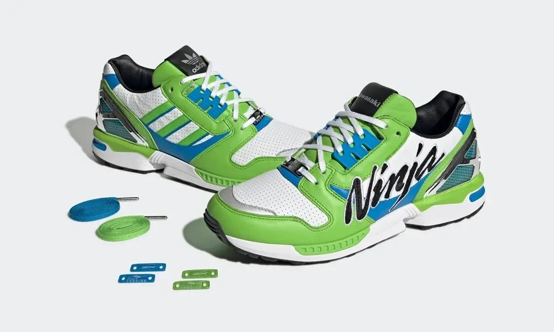 GW3358 KAWASAKI Ã adidas ZX 8000 "Ninja/Semi Solar Green" (Men's)