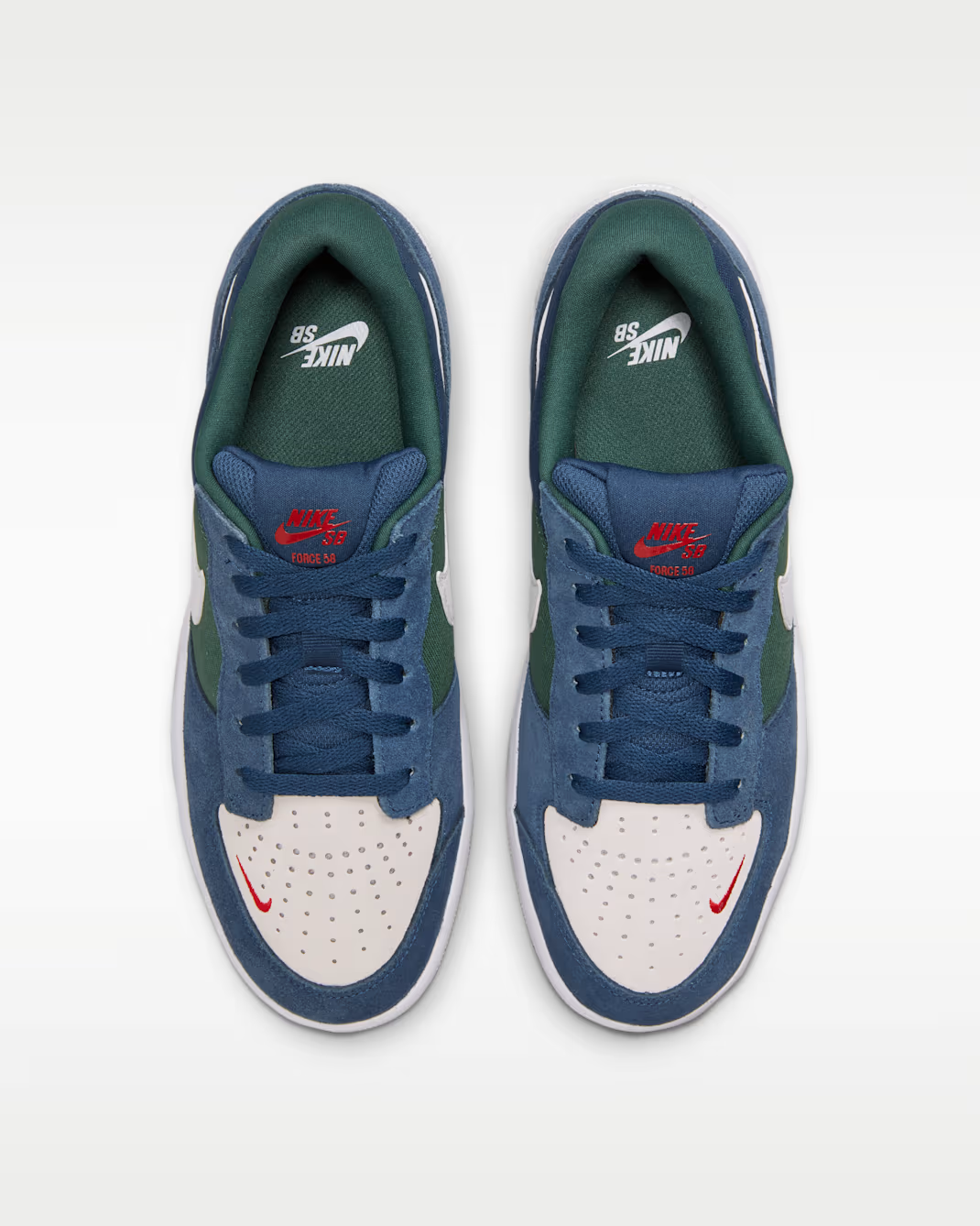 CZ2959-402 Nike SB Force 58 Navy Noble Green (Men's)