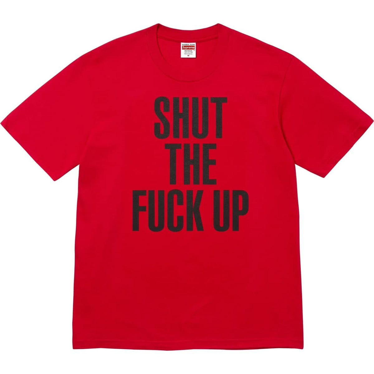 Supreme Number (N)ine Shut Up Tee Red