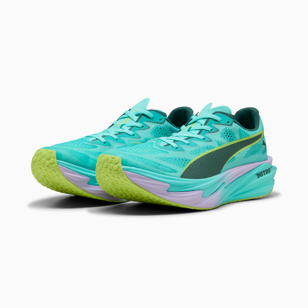 314156-01 Hyrox Ã Puma Deviate Nitro Elite 4 Intense Mint/Light Lavender (Men's)