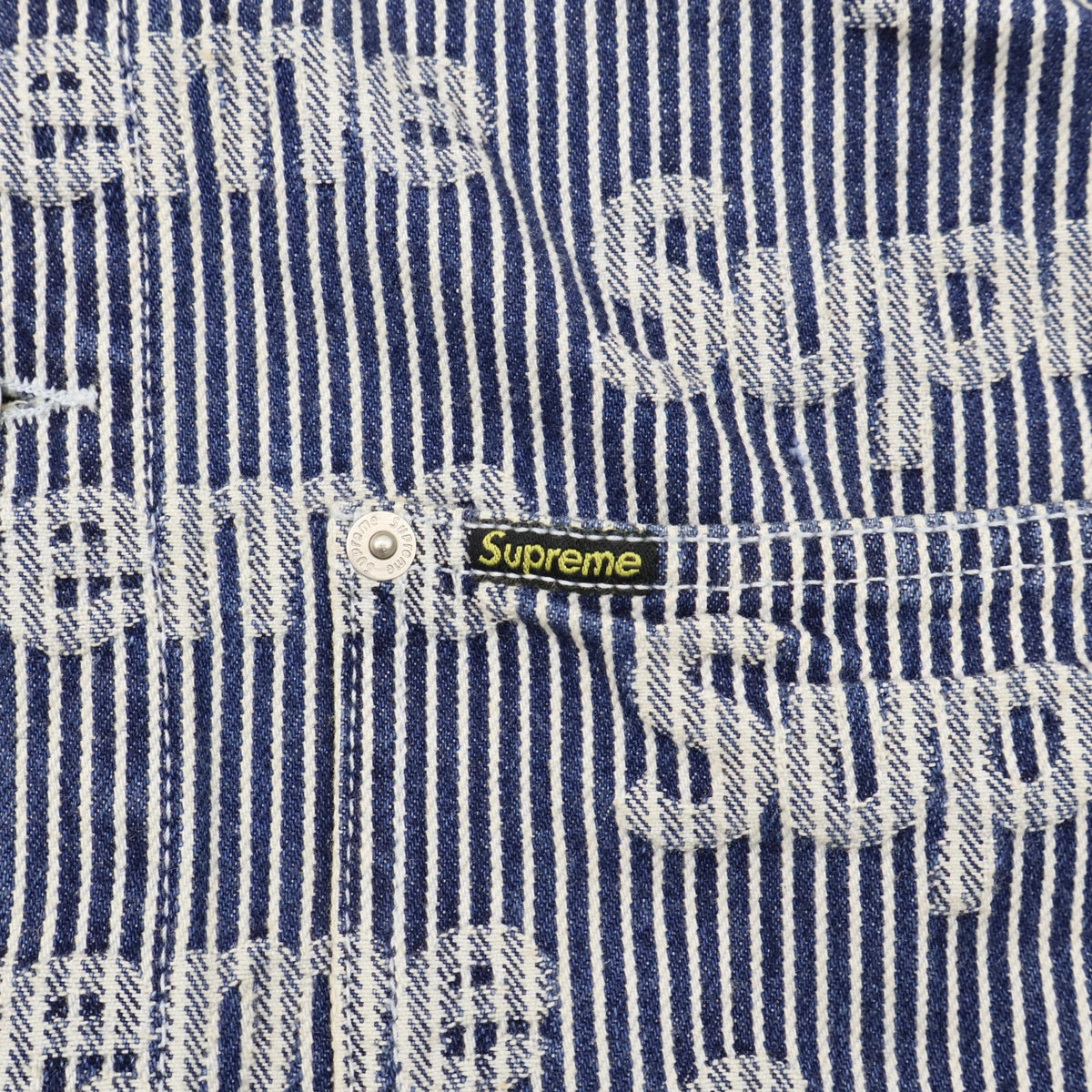 Supreme Denim Chore Trucker Jacket Stripe
