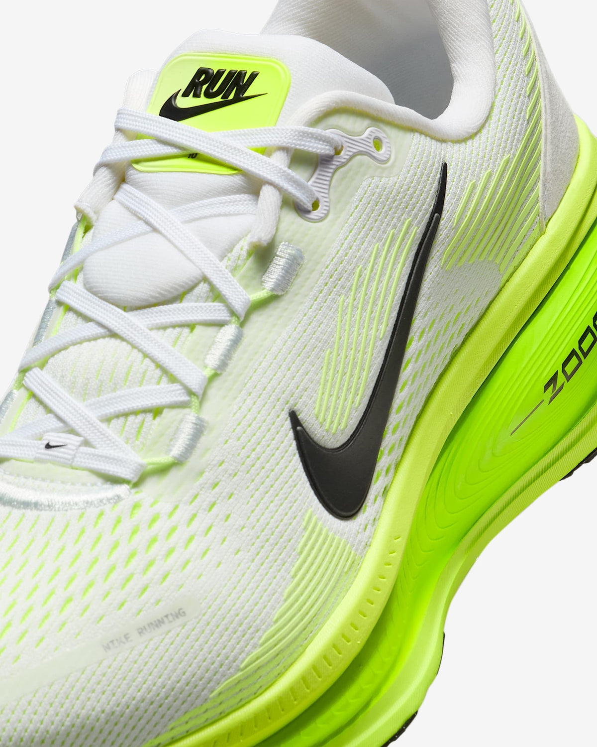 HM6804-102 Nike  Vomero 18 White Electric Green Volt Black (Women's)