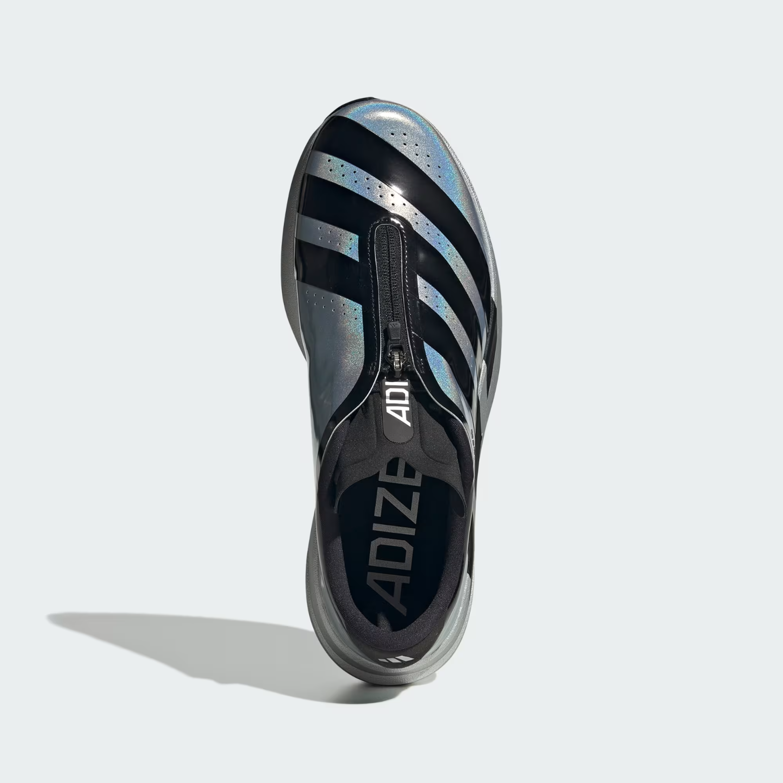 KH7787 adidas Adizero Evo SL Zip Silver Metallic/Core Black/Halo Silver (Men's)