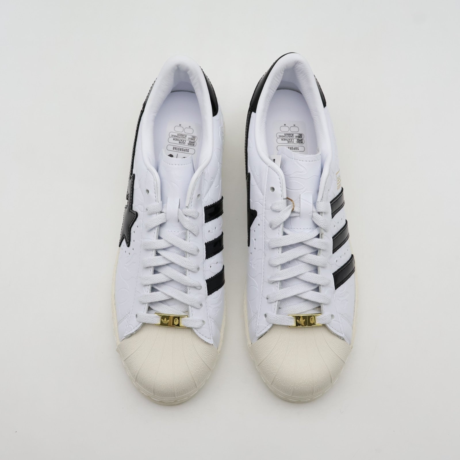 JR2701 A BATHING APE adidas Originals Superstar V Footwear White Core (Men's)