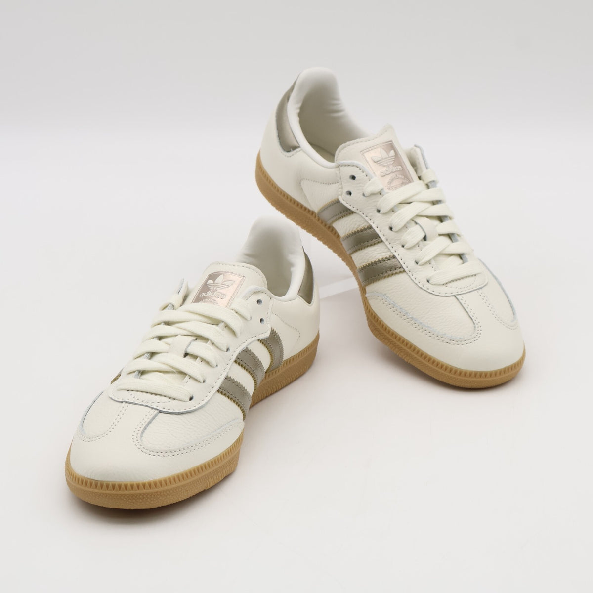 IG1964 adidas Originals Samba OG Off White Cyber Metallic Wonder (Women's)