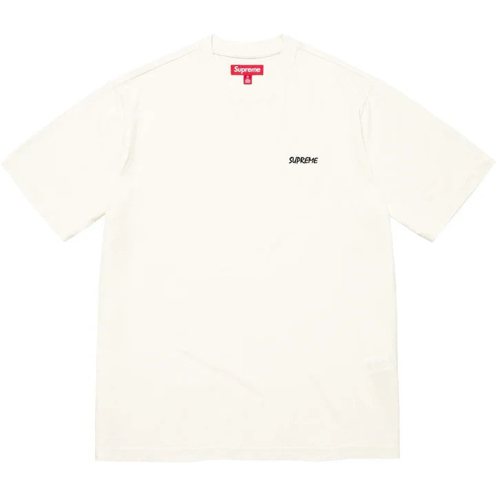 Supreme Washed S/S Top White