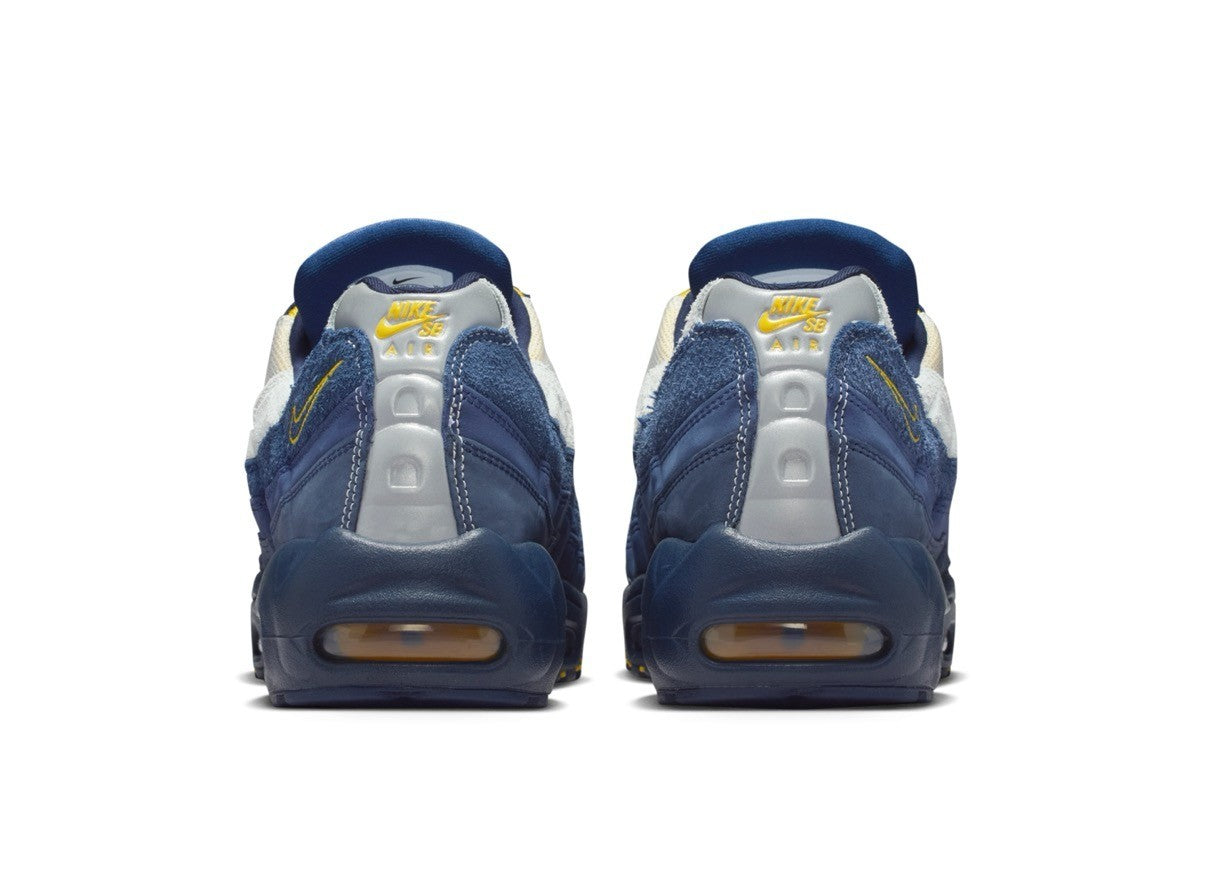 HQ8492-400 Eric Koston Ã Nike SB Air Max 95 Obsidian and Speed Yellow (Men's)