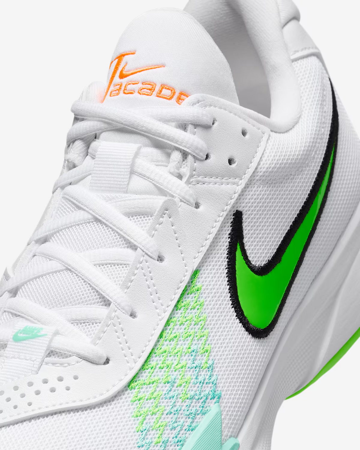 FB2598-107 Nike GT Cut Academy White Bleached Turquoise Black (Men's)
