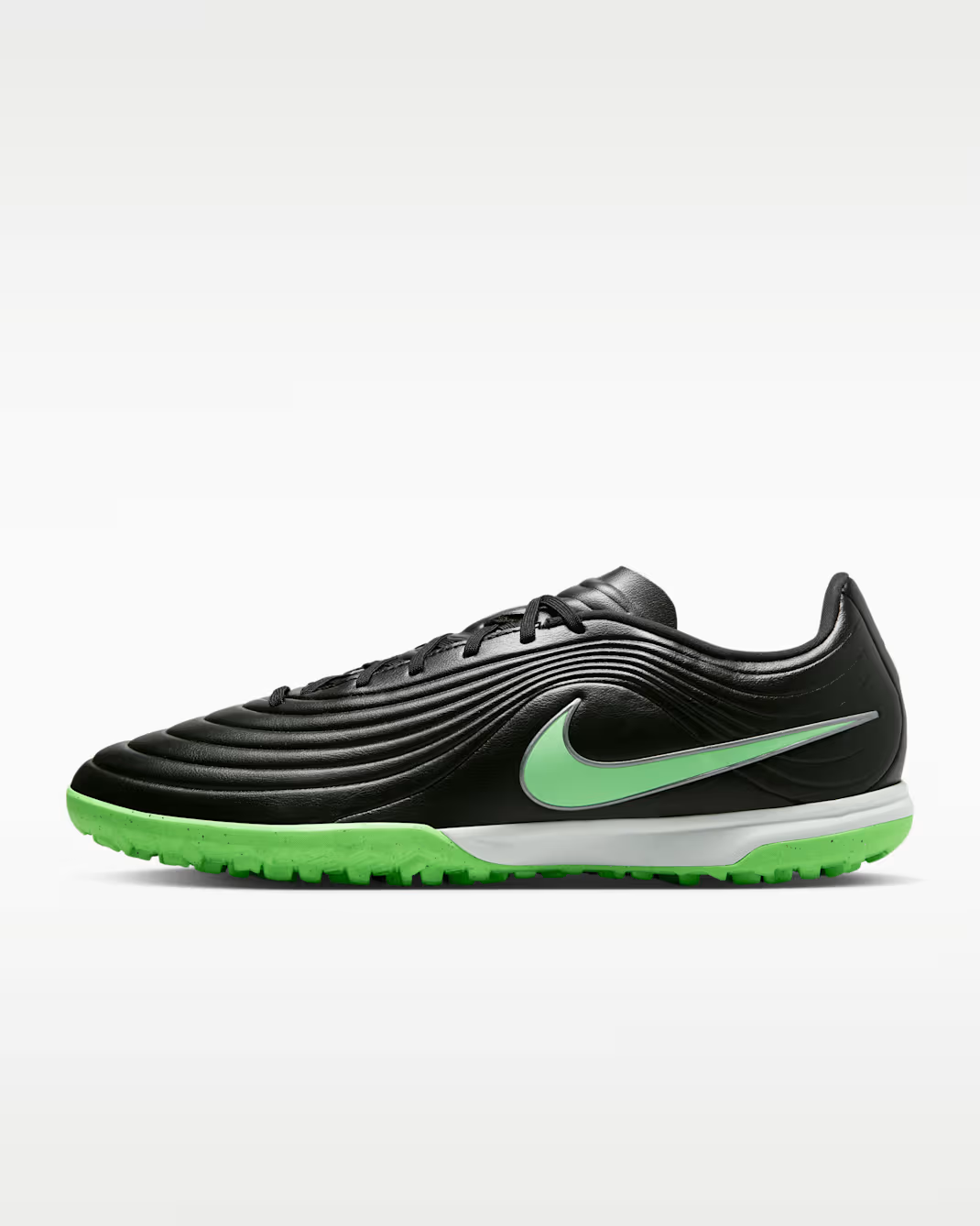 IB4484-001 Nike Tiempo Maestro Academy Black Illusion Green (Men's)