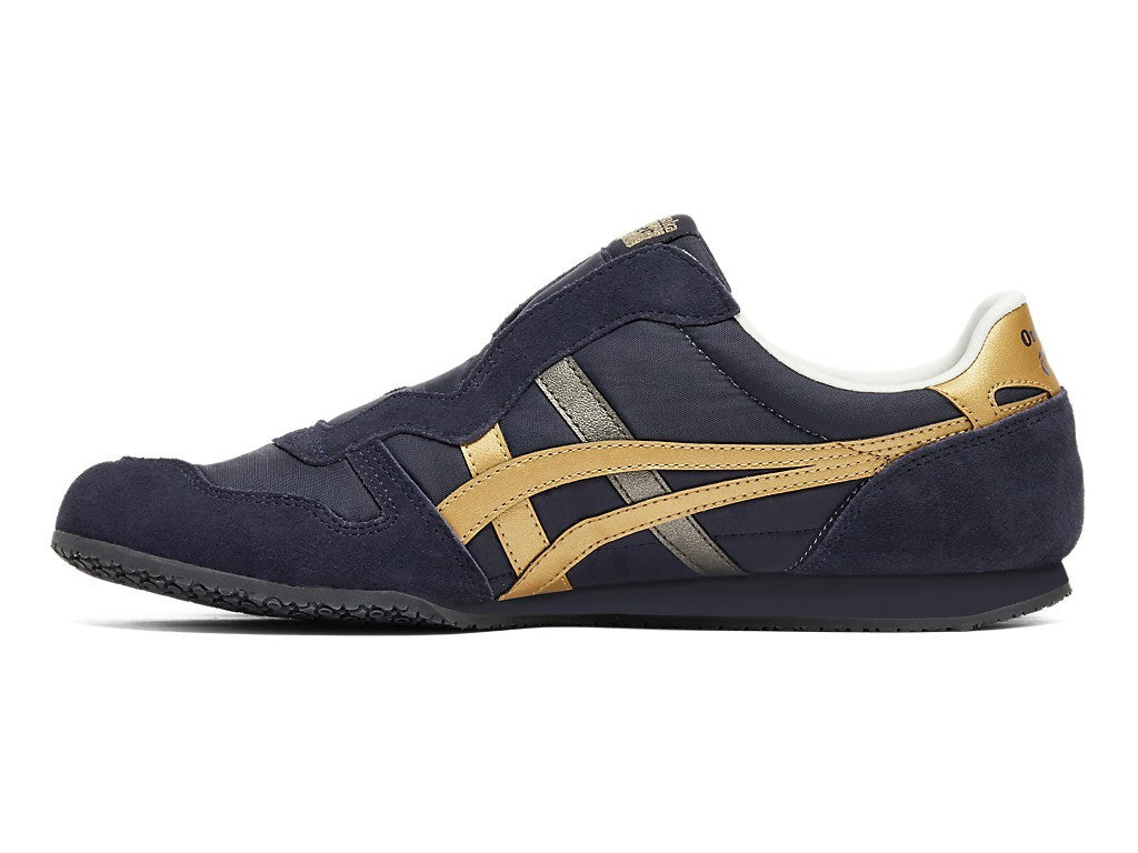 1183C615-400 Onitsuka Tiger Serrano Slip-On Midnight/Pure Gold (Men's)