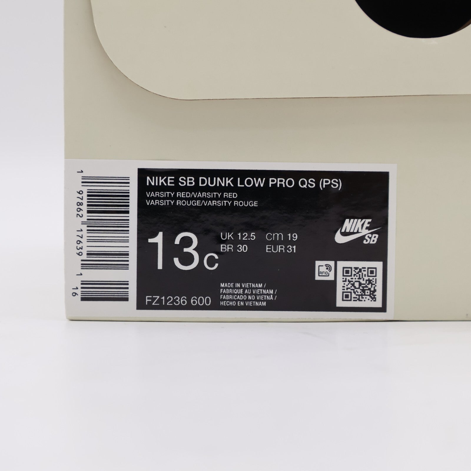 FZ1236-600 The Wizard of Oz Nike SB PS Dunk Low Poppy Field (Kids)