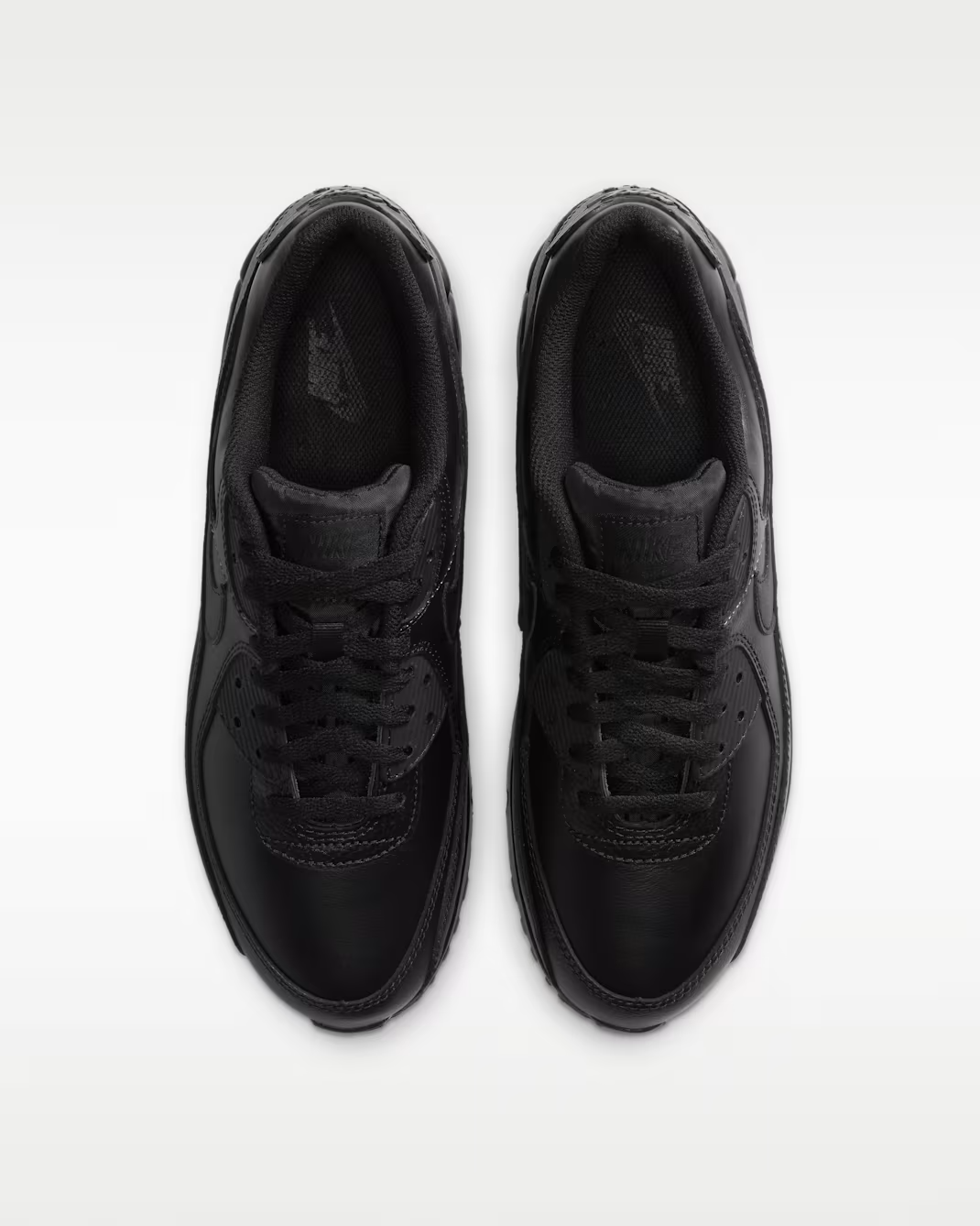 CZ5594-001 Nike Air Max 90 Leather "Triple Black" (Men's)