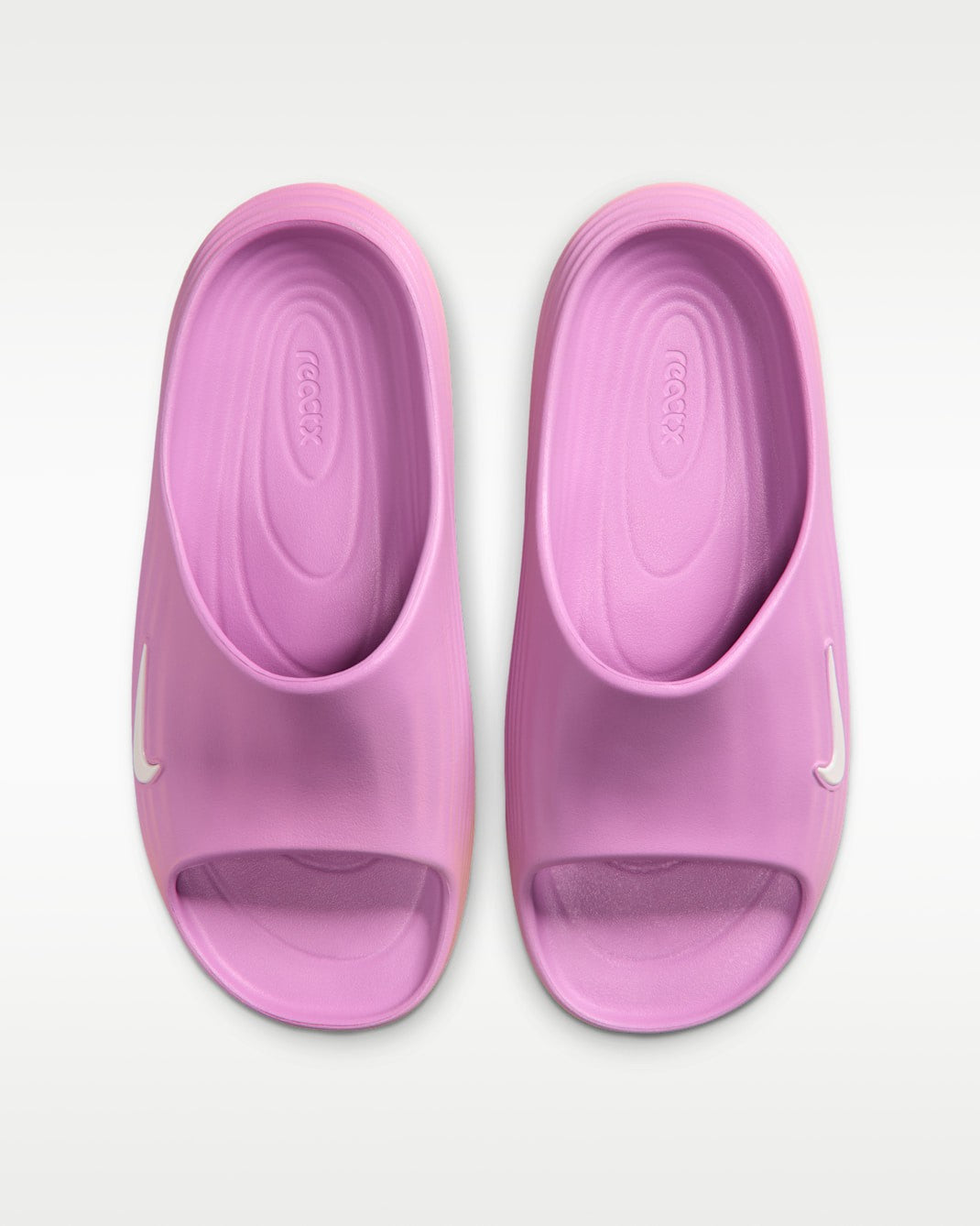 HV4484-802 Nike Women's ReactX Rejuven8 Slides Arctic OrangeLight Magenta (Women