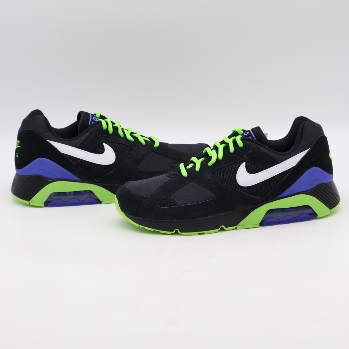 FZ3058-001 Nike Air Max 180 Black White Action Green (Men's)