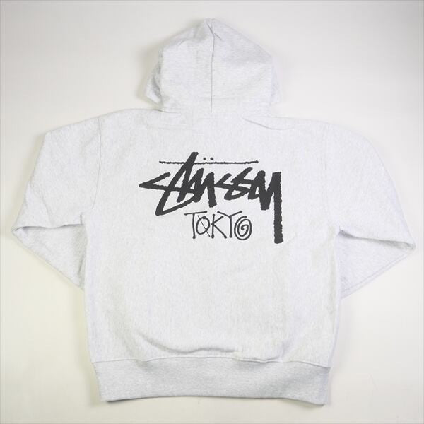 Stussy Tokyo Exclusive Zip Hoodie Ash Grey