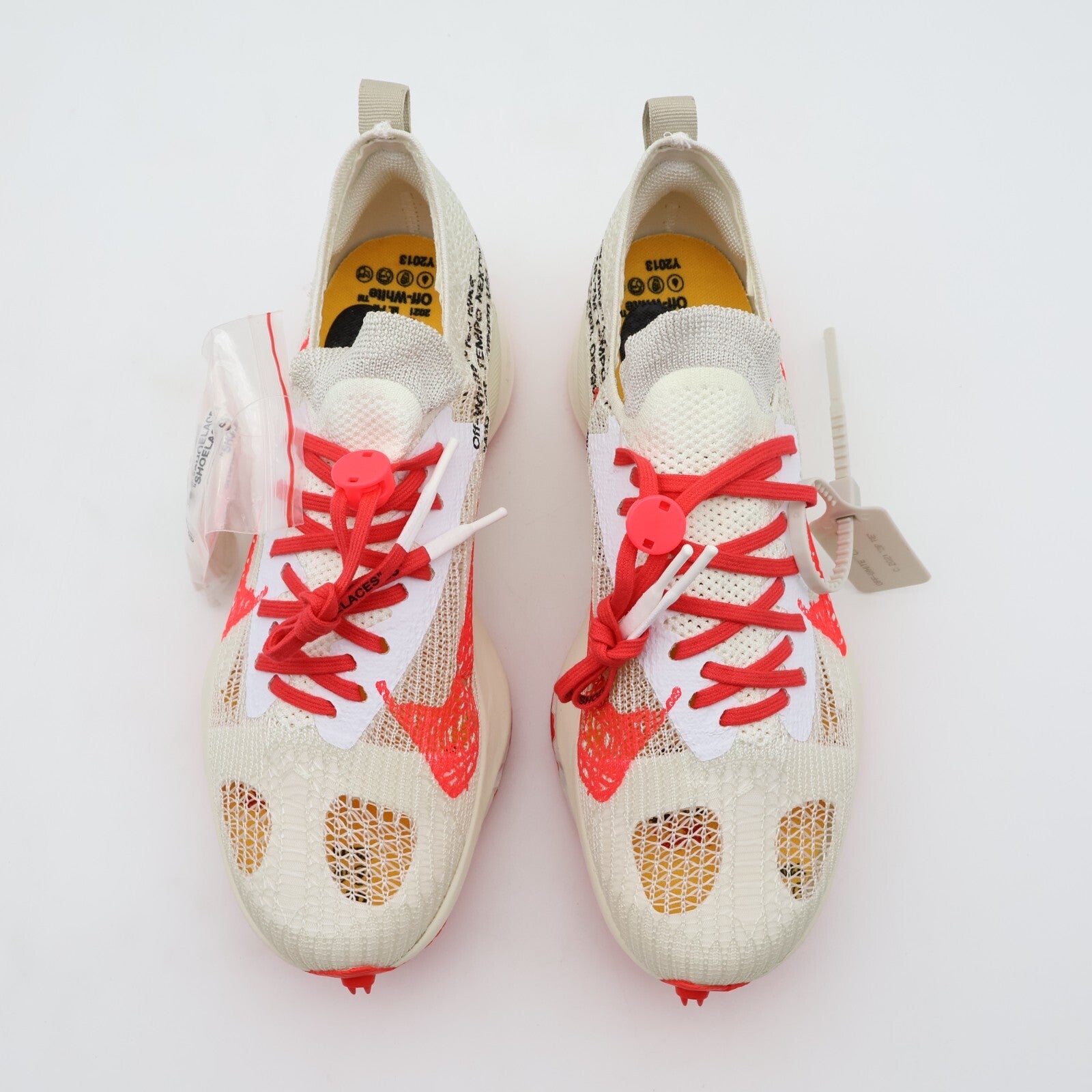 CV0697-100 Off-White Nike Air Zoom Tempo Next% Flyknit Solar Red (Men's)