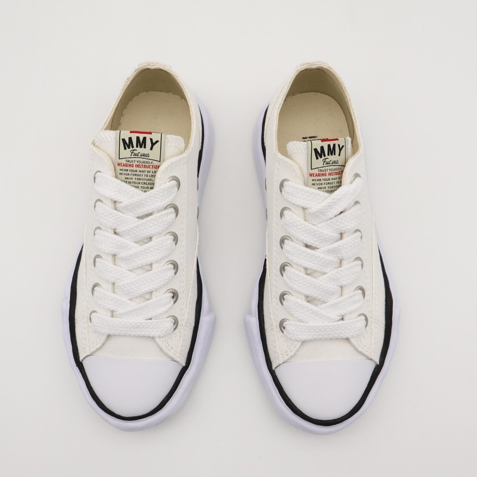 A01FW702-WHITE Maison MIHARA YASUHIRO PETERSON Original Sole Canvas Low (Men's)