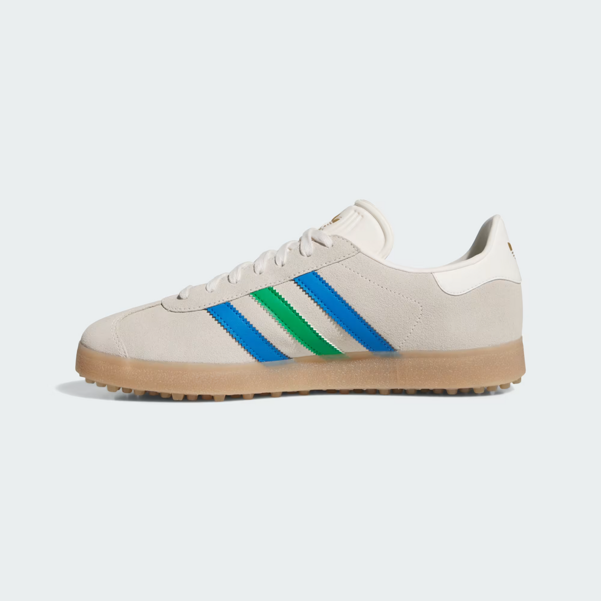 JI4165 adidas Originals Gazelle Spikeless Golf Chalk White Green Blue Bird (Men'