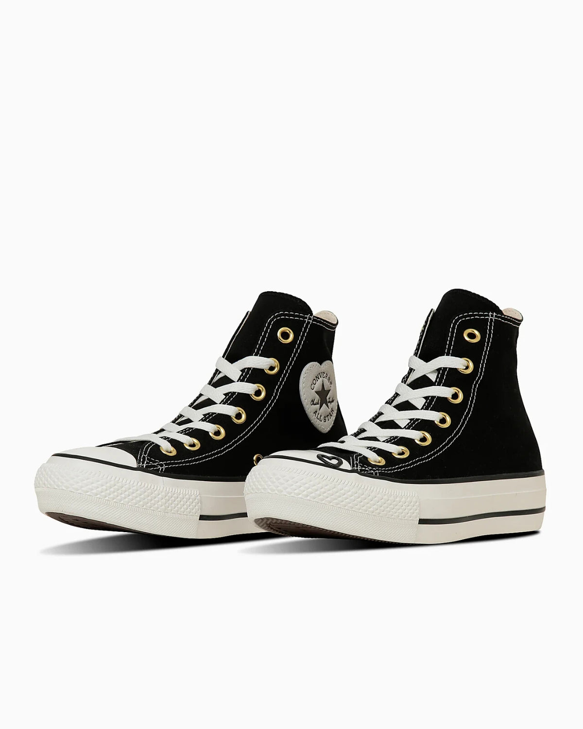 31315781 Converse  All Star PLTS Heartpoint Hi Black (Women's)
