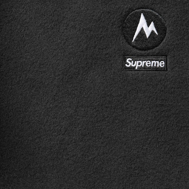 Supreme Marmot Fleece Jacket Black