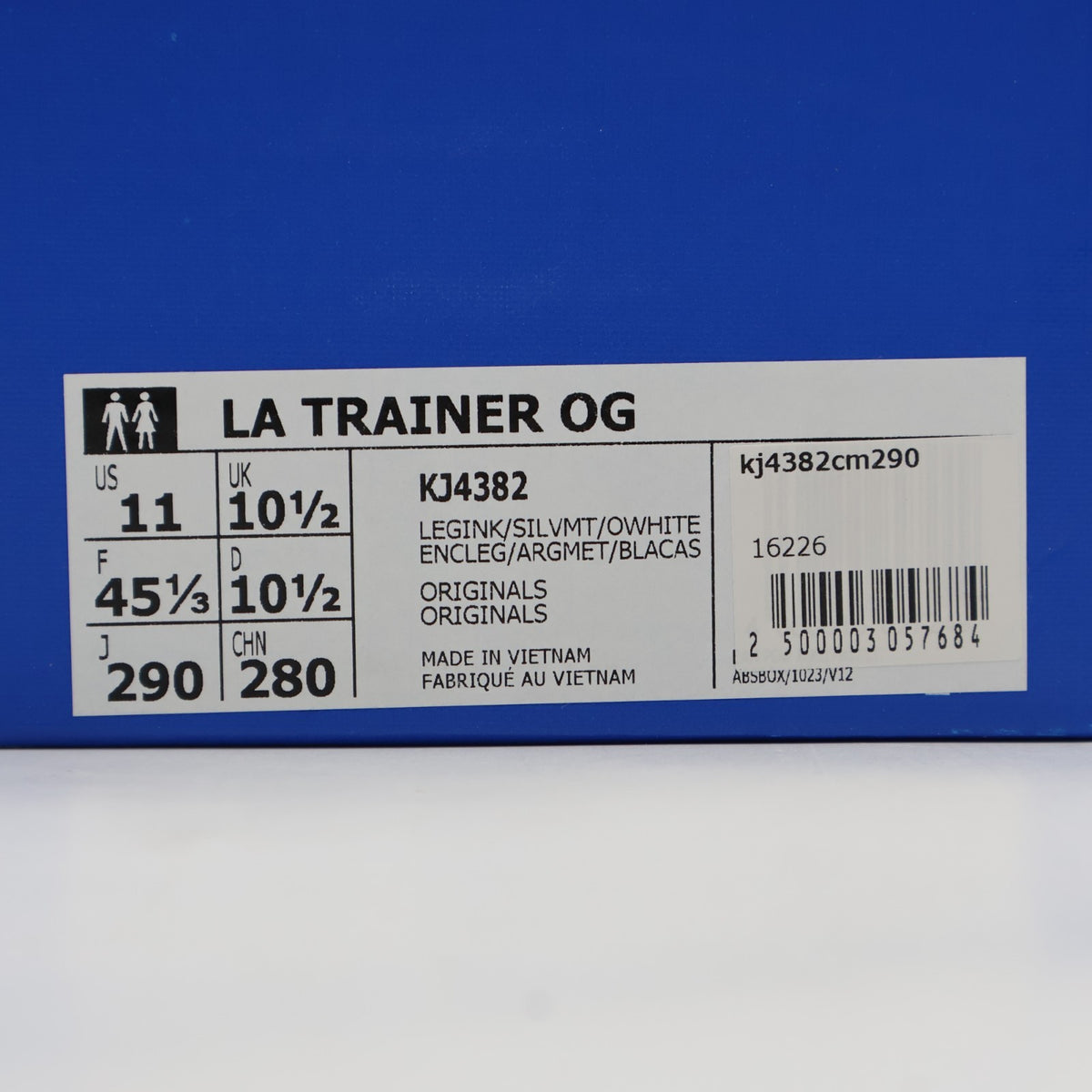 KJ4382 adidas LA Trainer OG Legend Ink Silver Metallic (Men's)