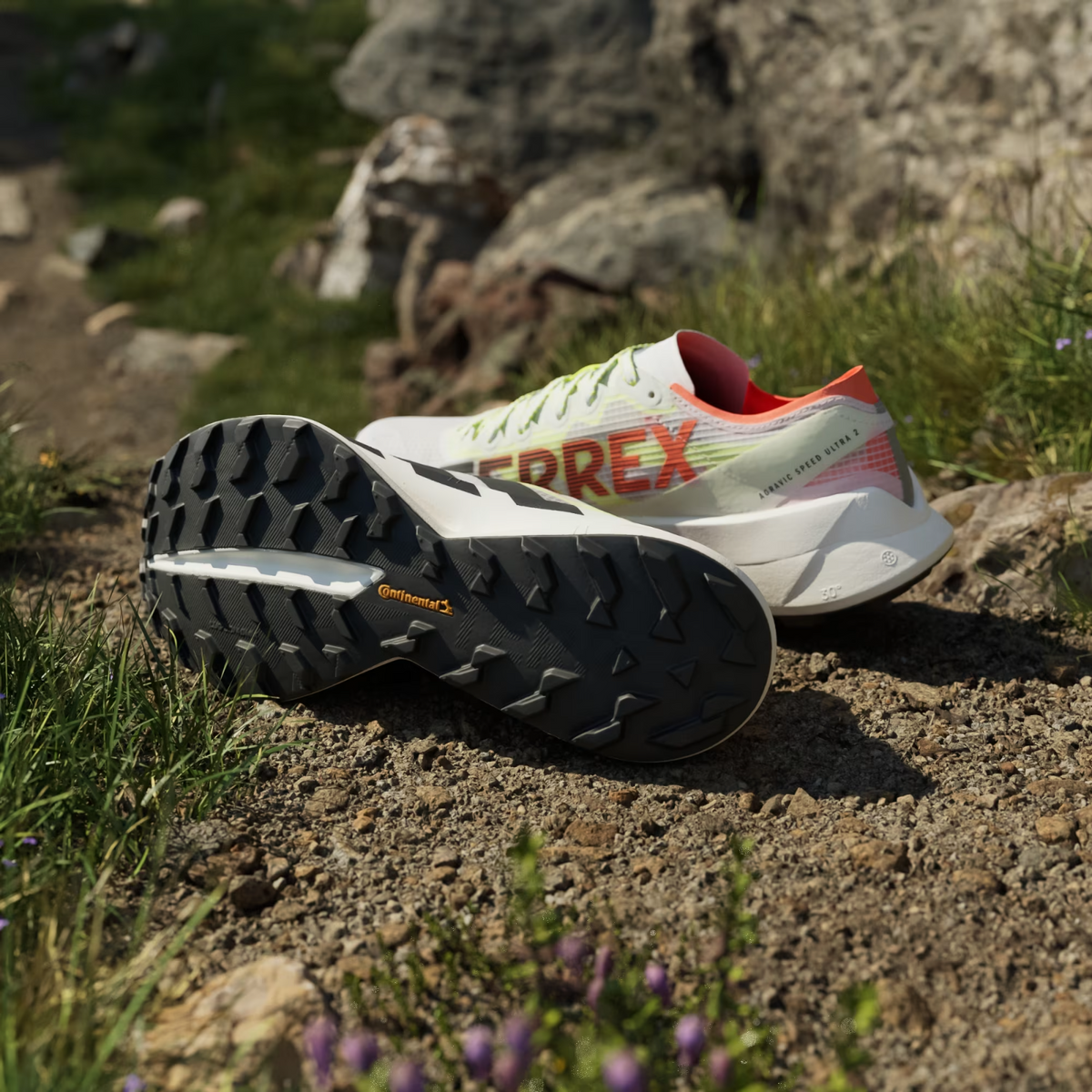 JS3534 adidas Terrex Agravic Speed Ultra 2 Trail Running Cloud White (Men's)