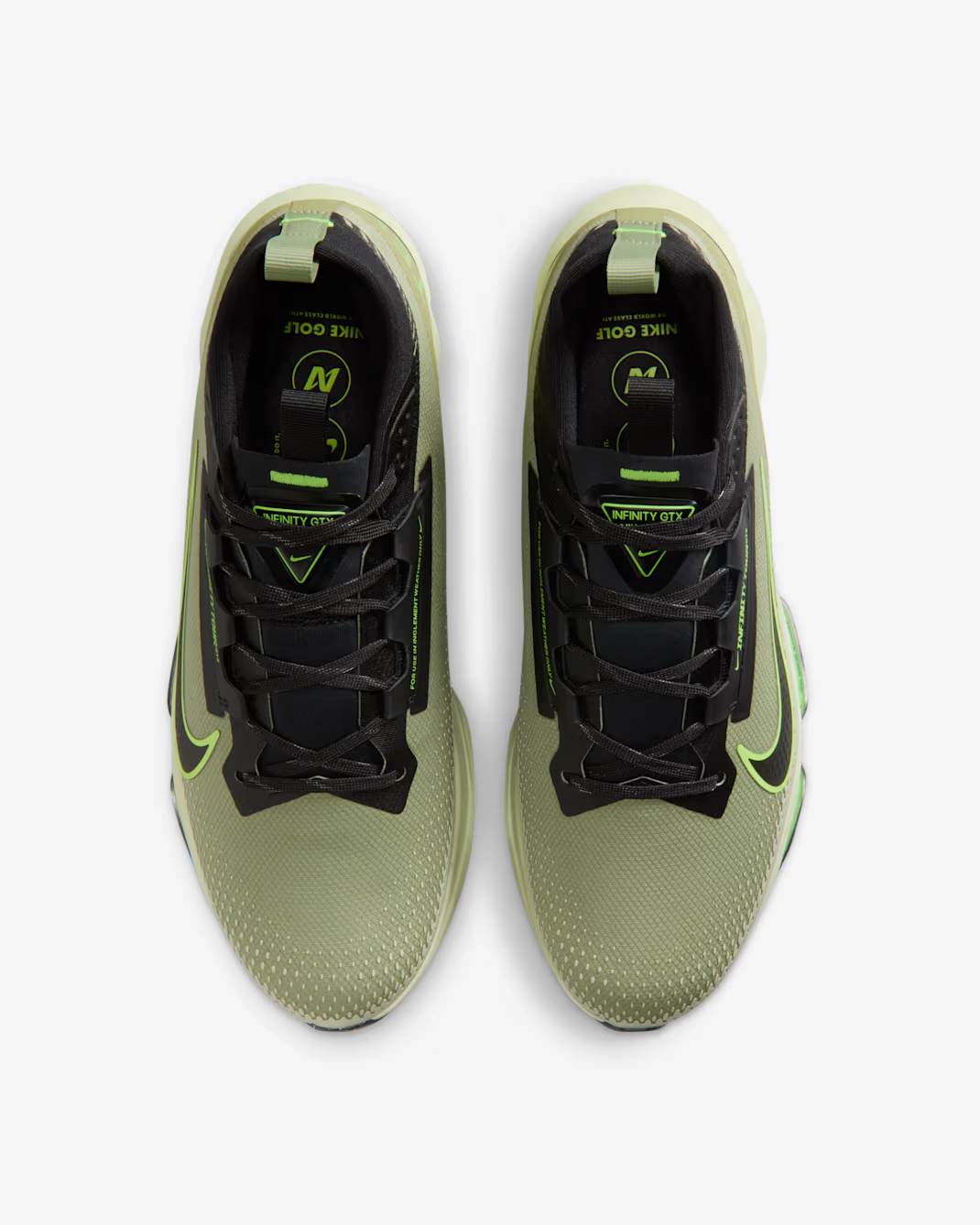 IM5676-300 Nike Infinity Tour 2 GORE-TEX Dusty Olive Volt Black (Men's)