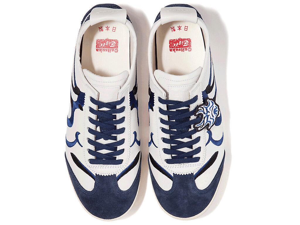 1182A187-100 Onitsuka Tiger Mexico 66 Deluxe White Peacoat (Men's)