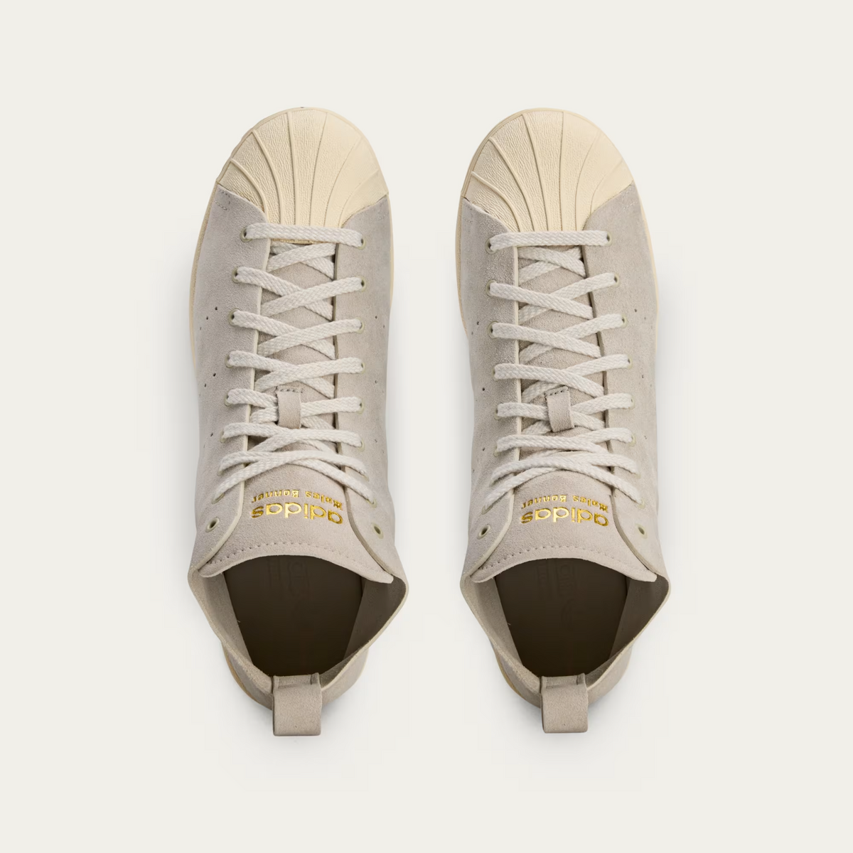 JQ7633 Wales Bonner Ã adidas Originals Superstar High Mist Stone (Men's)