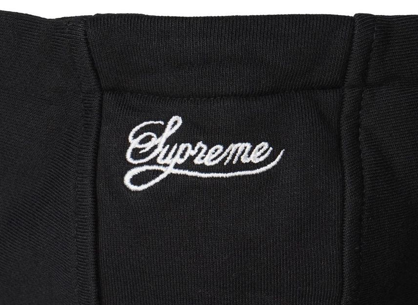 HF9633-010 Supreme Nike Zip Up Hooded Sweatshirt Black