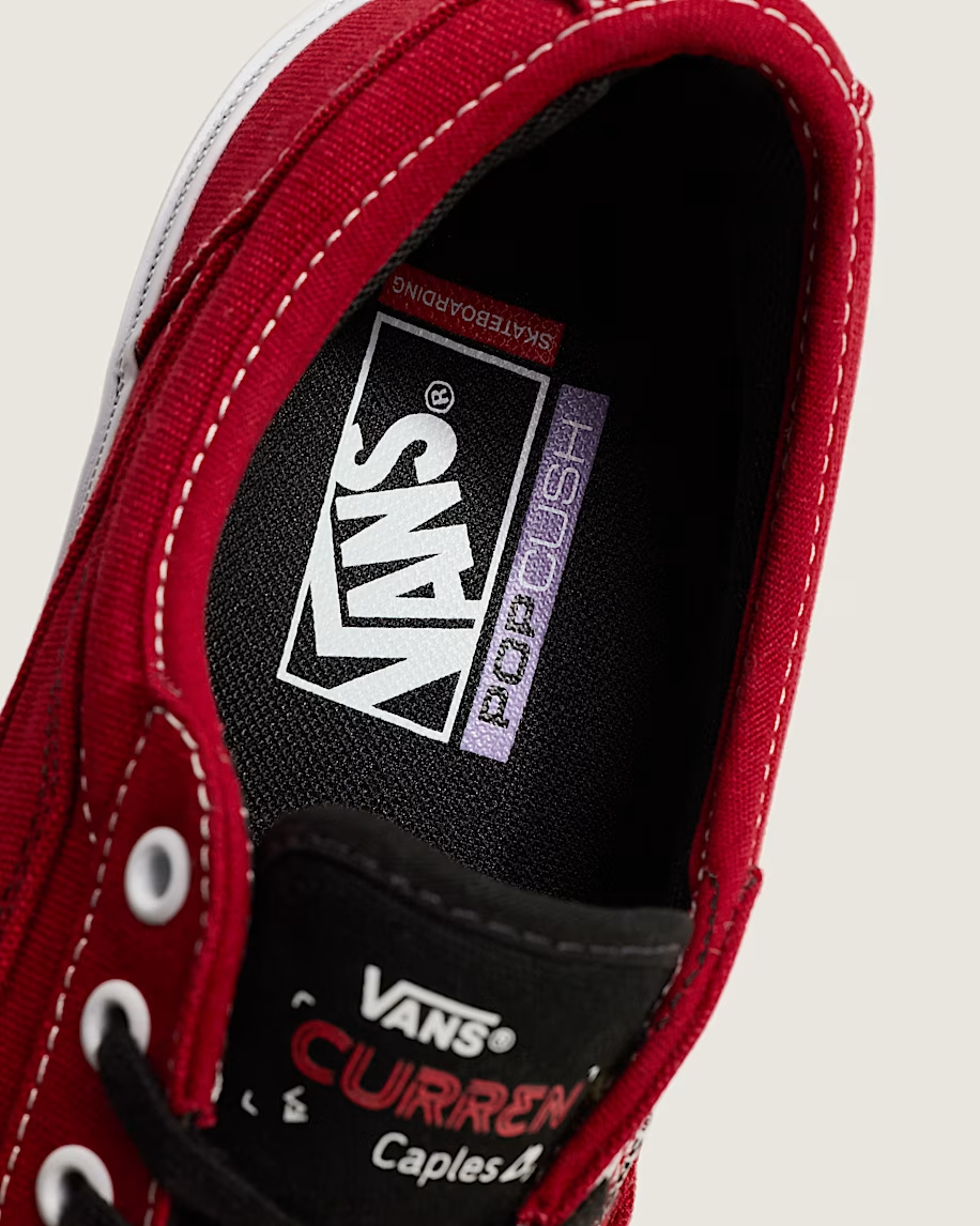 VN000D85Y52 Vans Skate Curren Caples Red White (Men's)