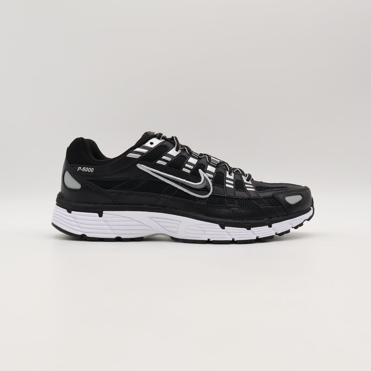 CD6404-026 Nike P-6000 Black White Metallic Silver (Men's)