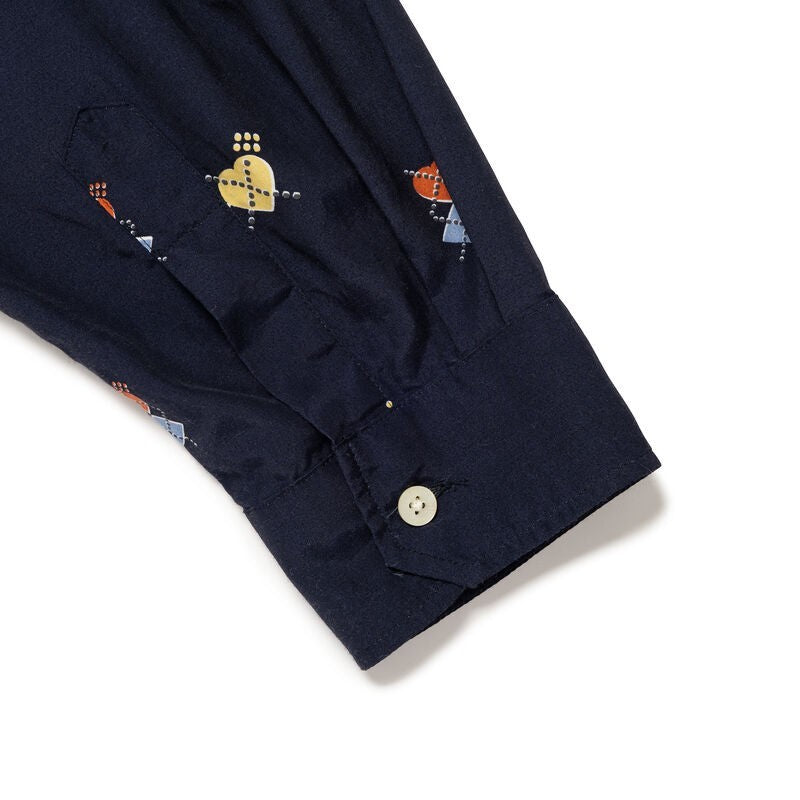 HUMAN MADE Printed Shirt Navy