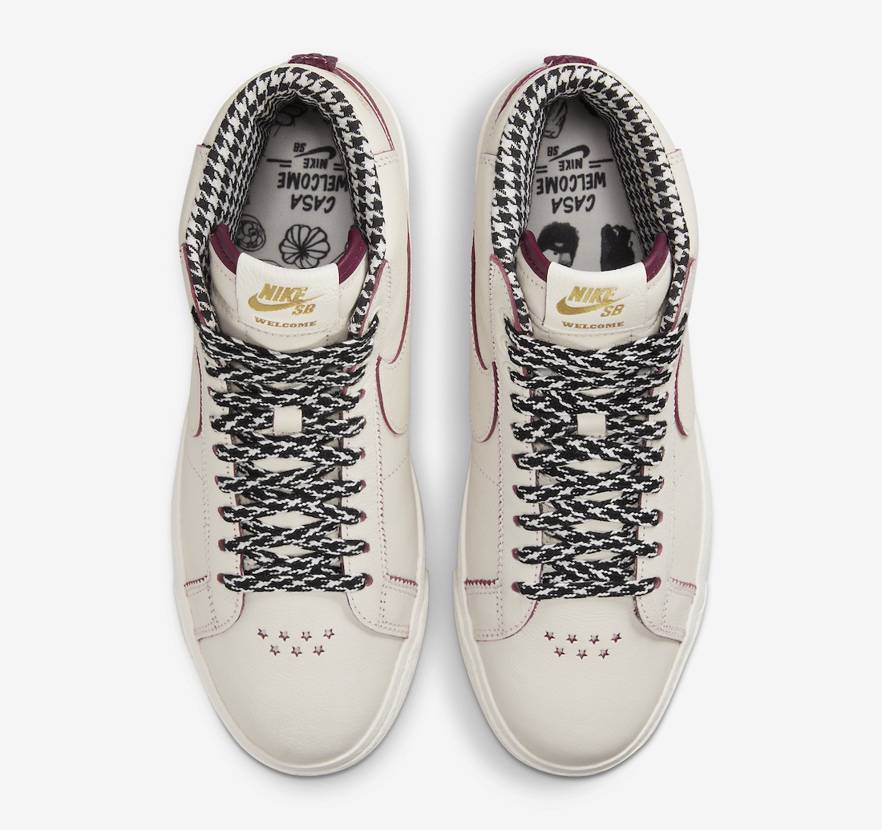 FQ0795-100 Welcome Skateboarding Nike SB Blazer Mid Sail (Men's)