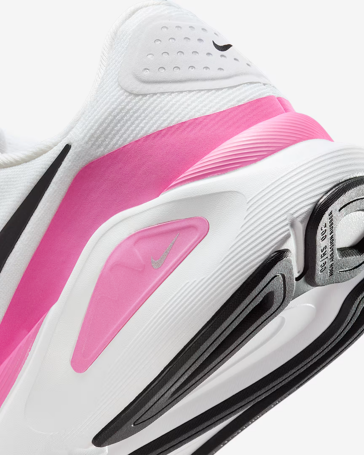 HJ1101-104 Nike  Structure 26 White Playful Pink Metallic Silver Black (Women's)