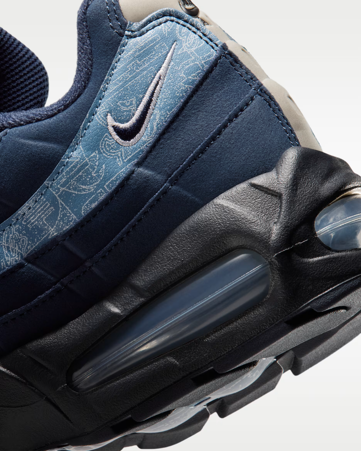 IU2254-900 Nike Air Max 95 Big Bubble SE "Obsidian/Work Blue" (Men's)