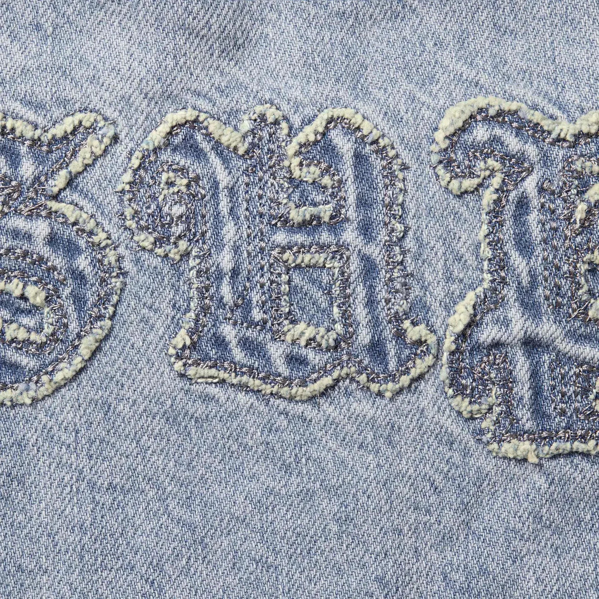 Supreme Hooded Denim Shirt Washed Indigo