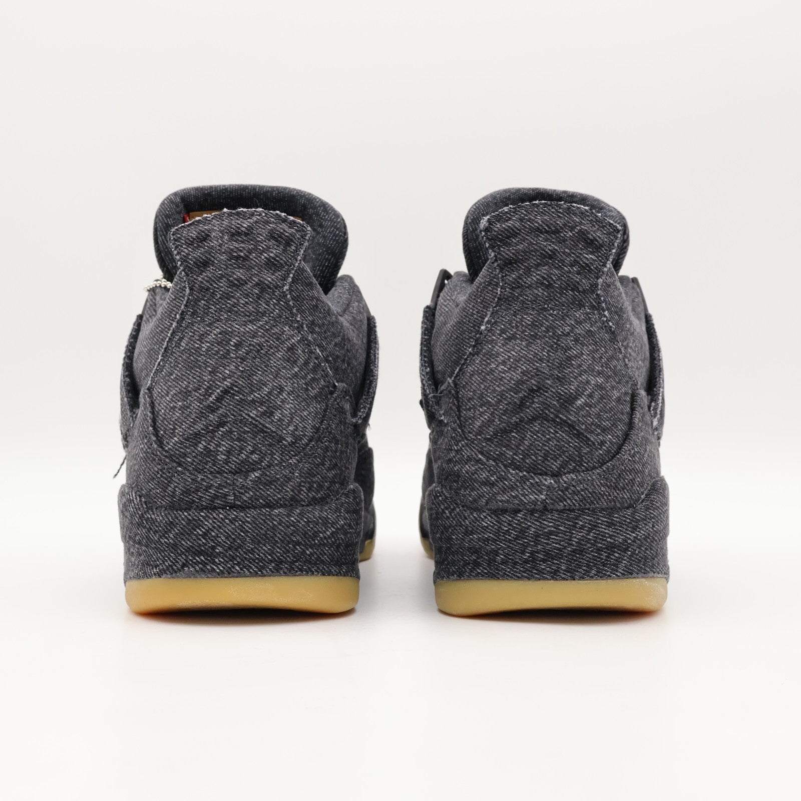 AO2571-001 Nike Levi's Air Jordan 4 Black Denim LEVIS Tag (Men's)