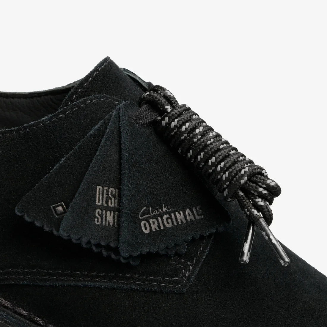 26182699 Clarks Desert London GORE-TEX Black Suede (Men's)