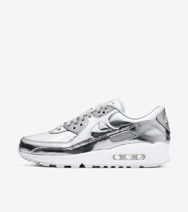CQ6639-001 Nike Air Max 90 "Metallic Chrome" (Women's)