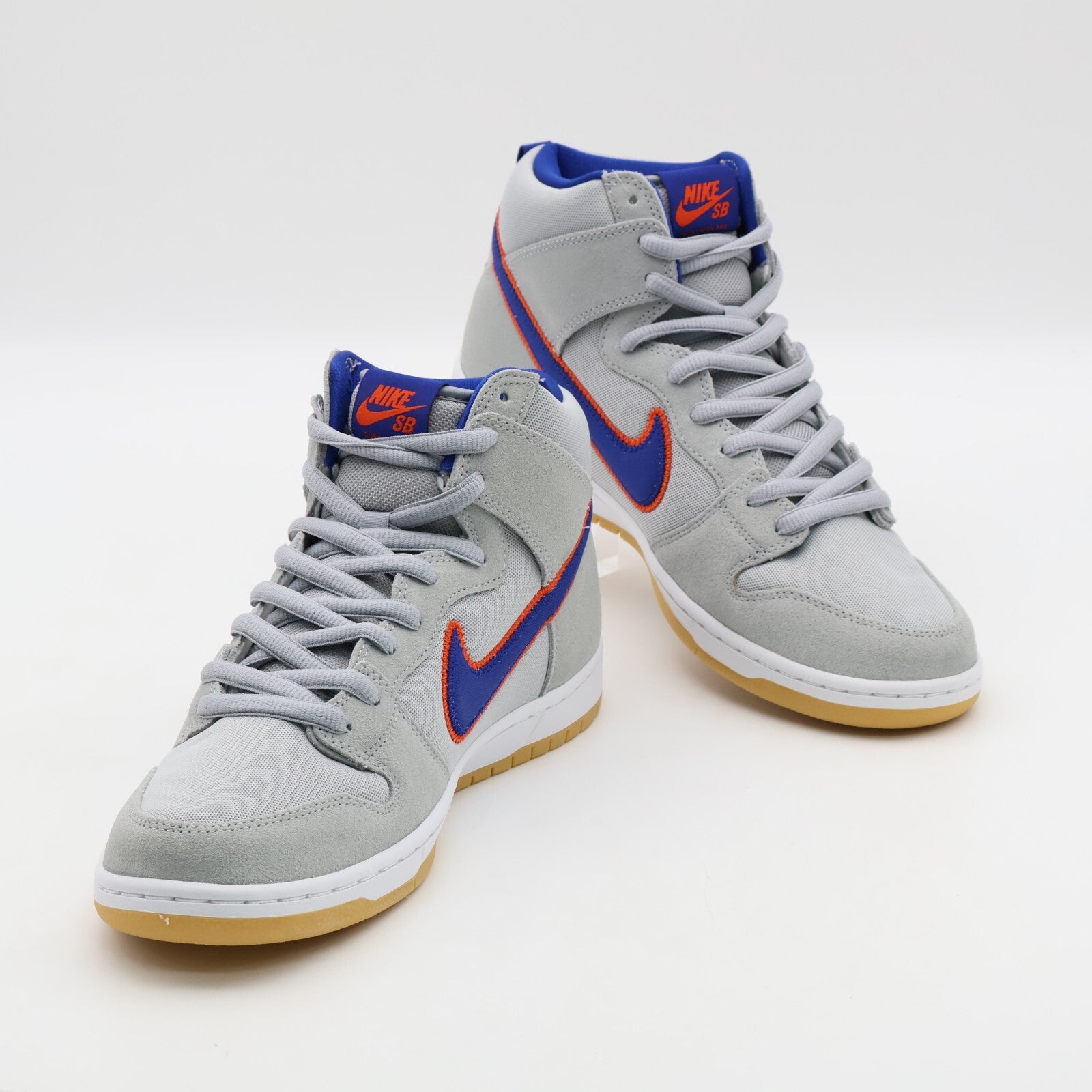 DH7155-001 Nike Dunk High SB New York Mets Rush Blue Orange Cloud Gray (Men's)