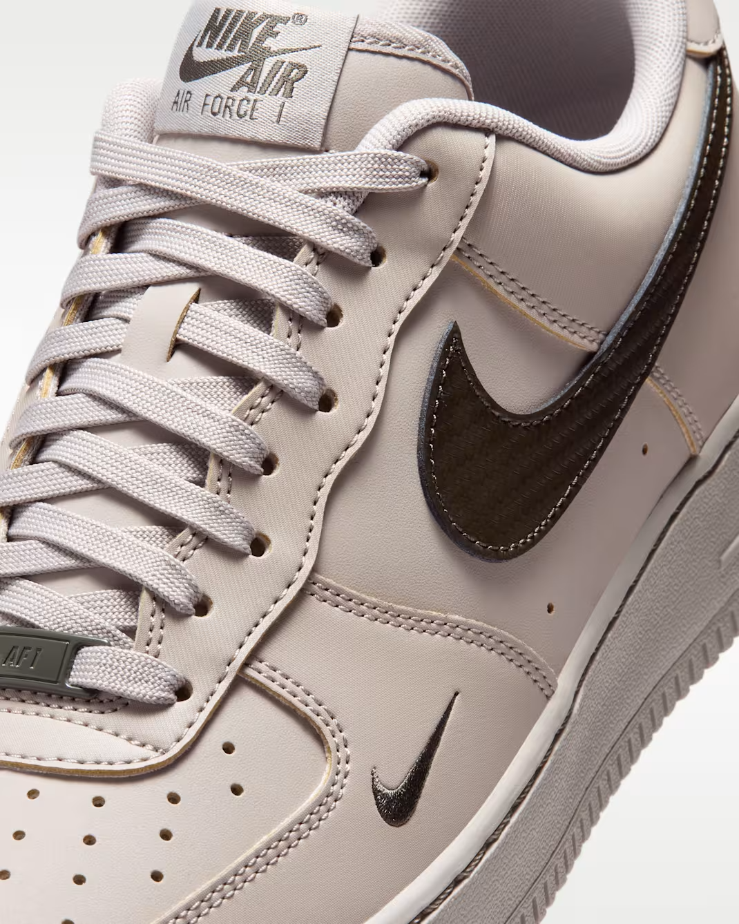 IV5732-002 Nike Air Force 1 Low '07 "College Grey/Newsprint" (Men's)