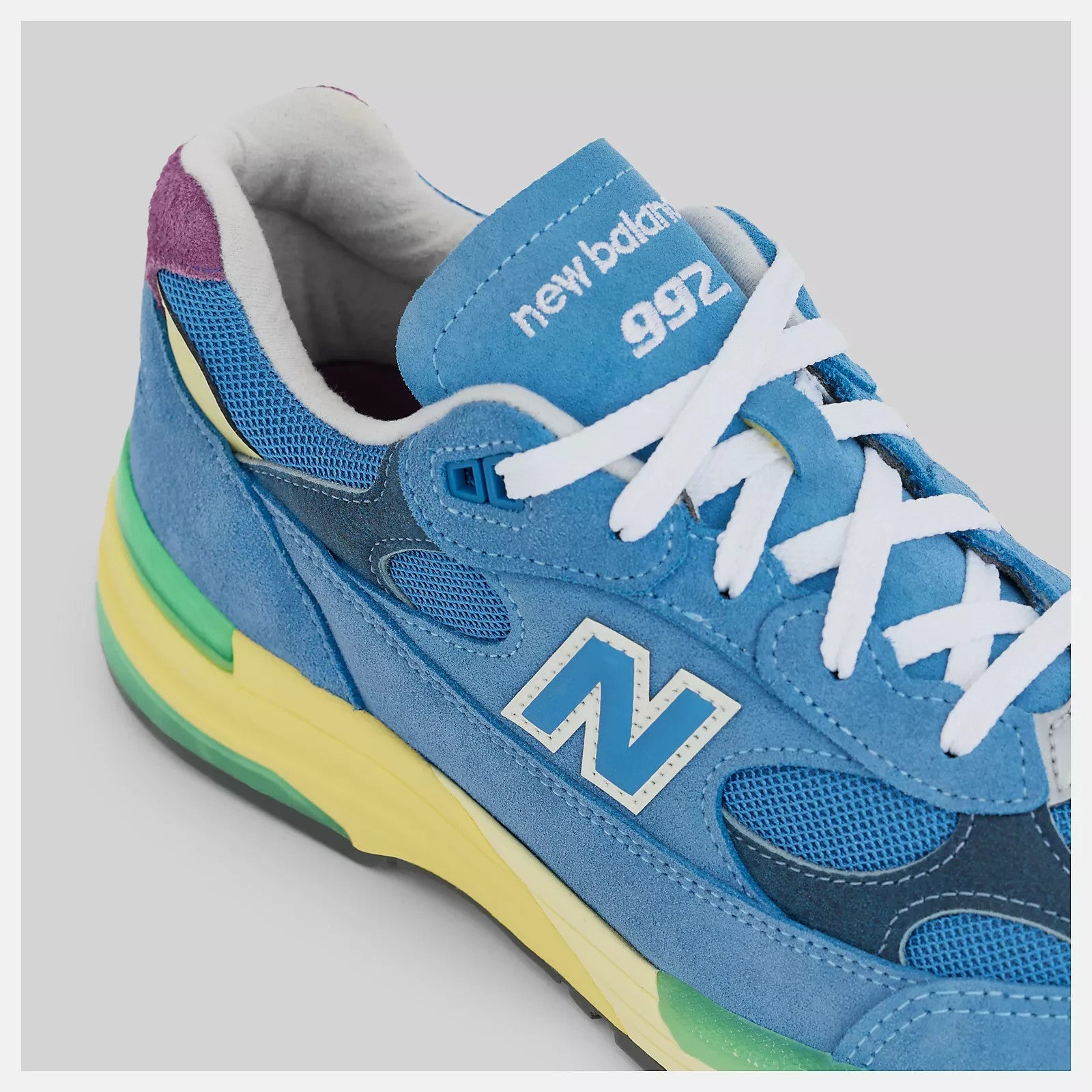 U9929NF New Balance 992 "Sea Stone/Green Apple" (Men's)