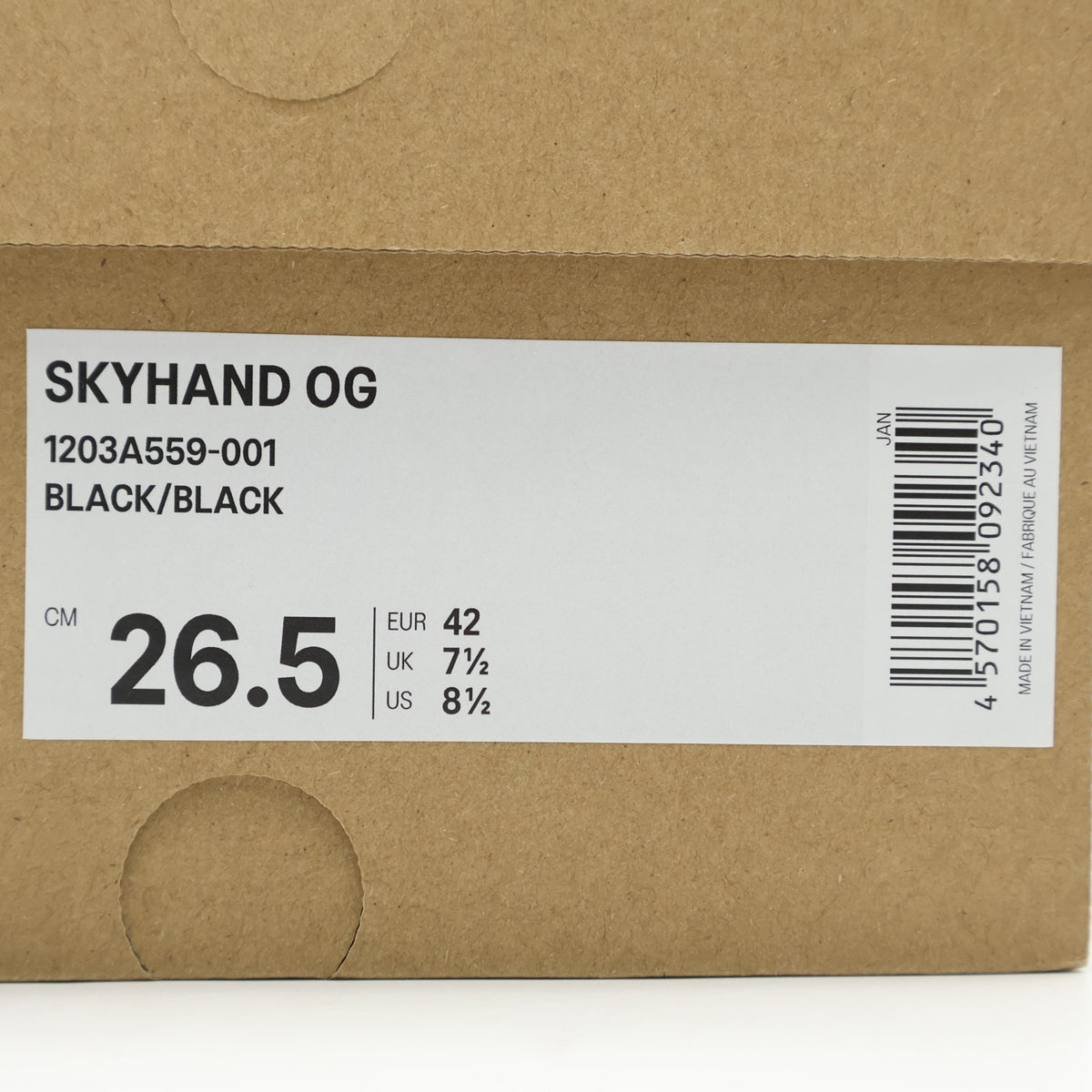 1203A559-001 Toyoda Gosei Asics Skyhand OG Black (Men's)