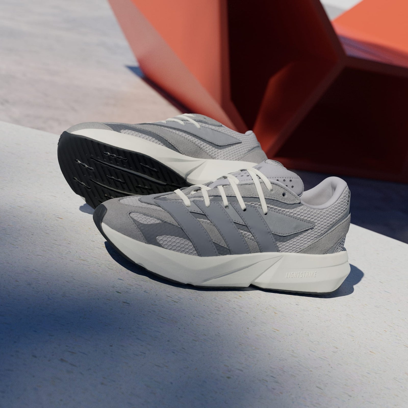 IH8607 adidas Lightblaze Grey Two Grey Three Iron Metallic (Men's)