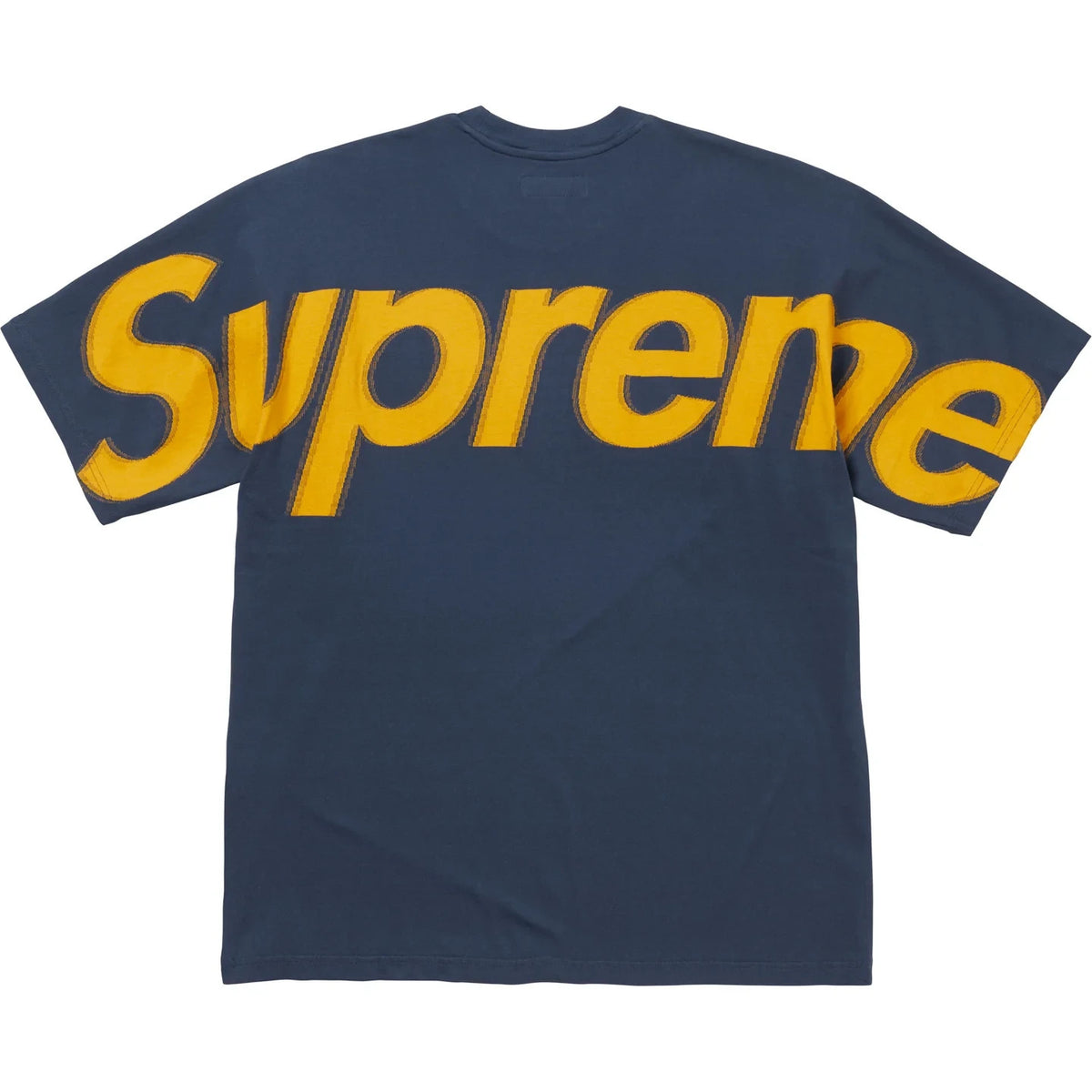 Supreme Intarsia S/S Top Navy