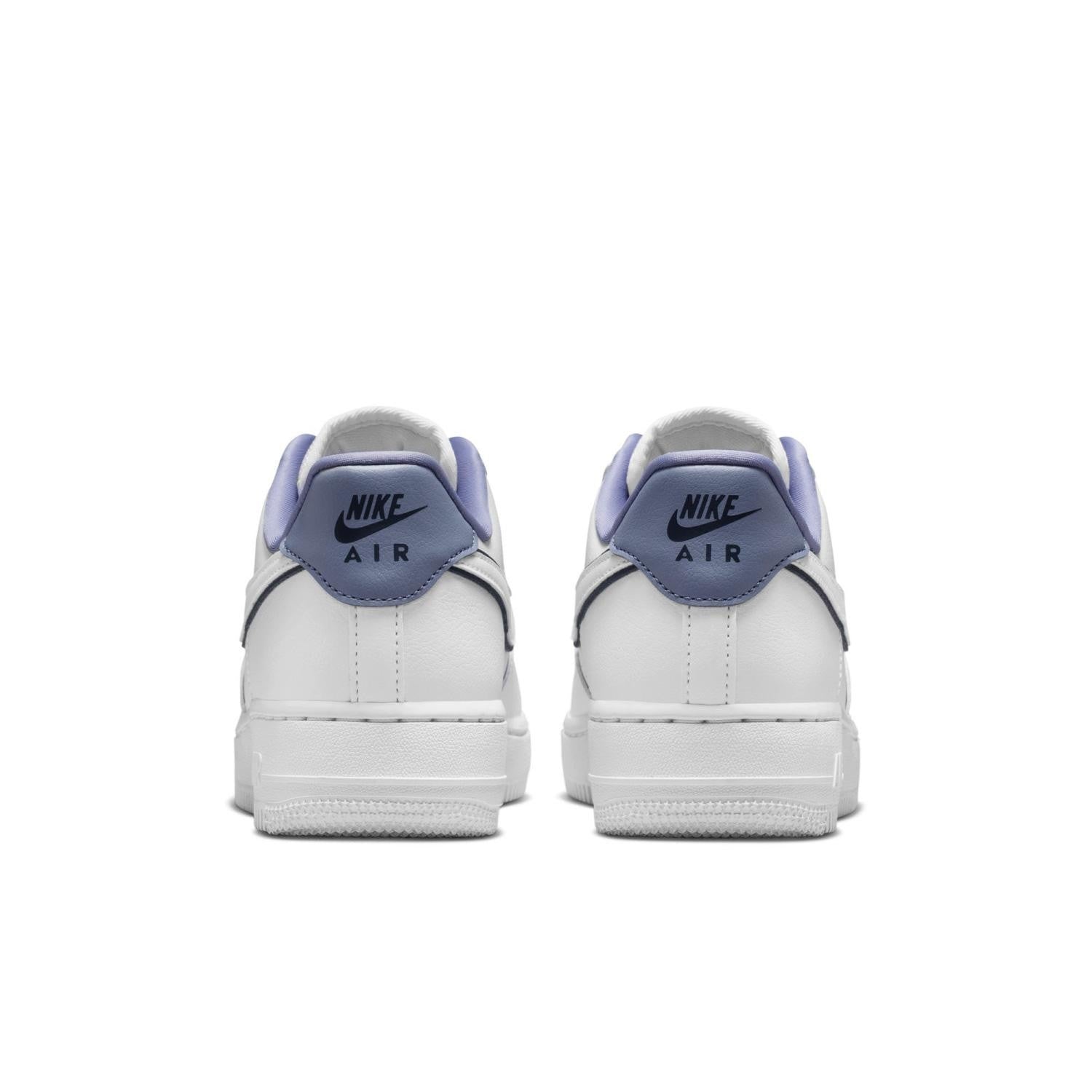 IO4226-102 Nike AIR FORCE 1 '07 WHITE MIDNIGHT NAVY-WORLD INDIGO (Women's)