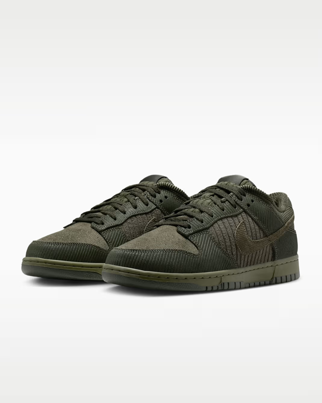 IB7746-300 Nike Dunk Low Retro PRM "Cargo Khaki/Medium Olive" (Men's)