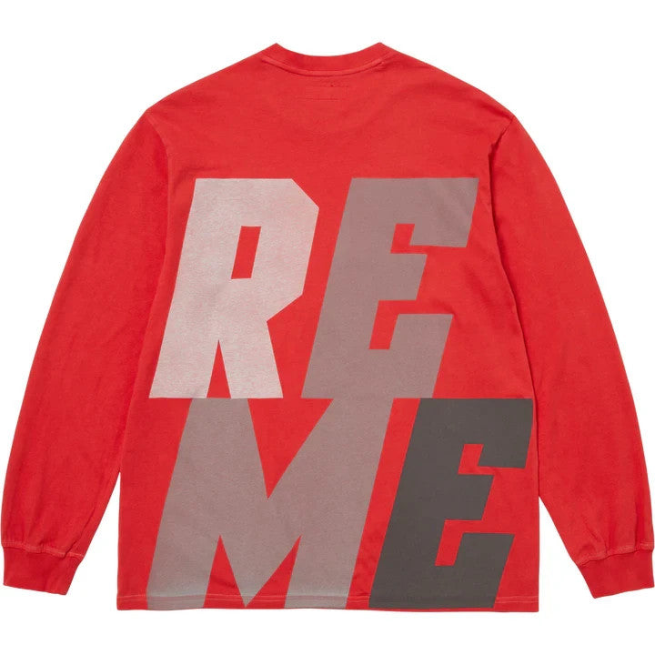 Supreme Reflective L/S Top Red